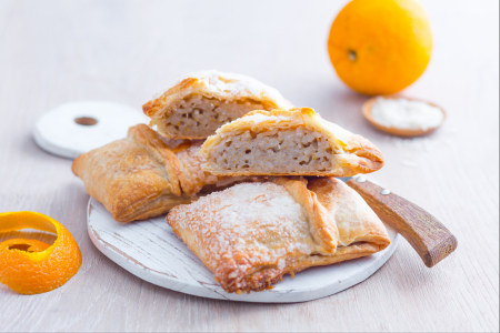 Folhados doces de arroz