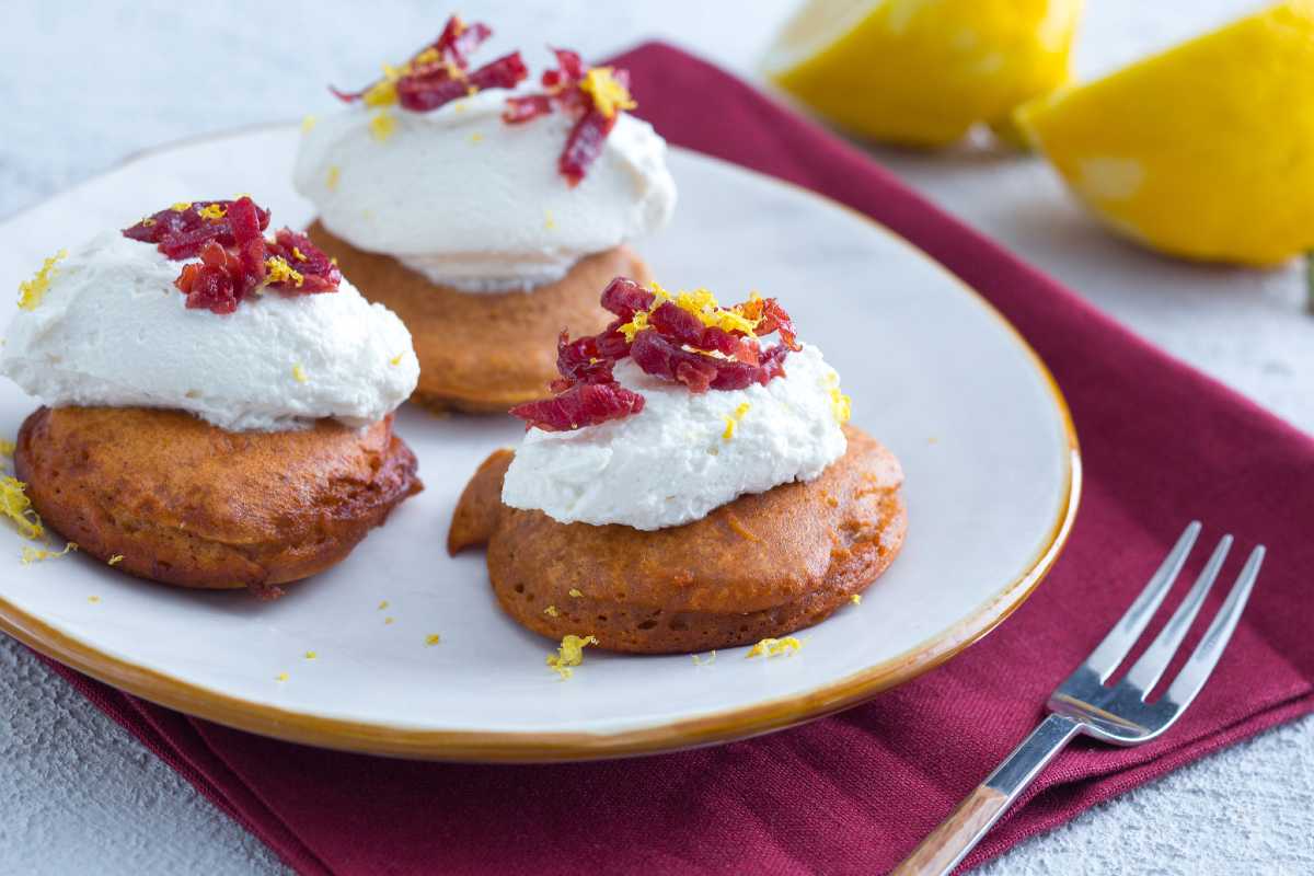Panquecas de castanhas saborosas