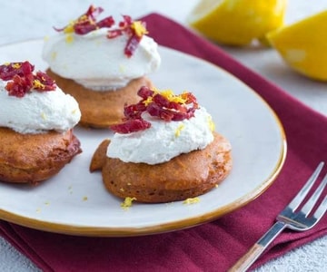 Panquecas de castanhas saborosas