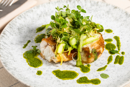 Tamboril assado no forno