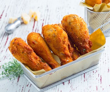 Frango frito com Grana Padano