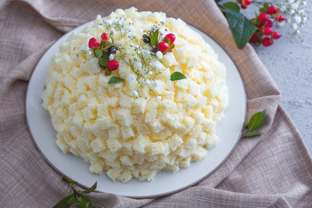 Torta mimosa sem glúten