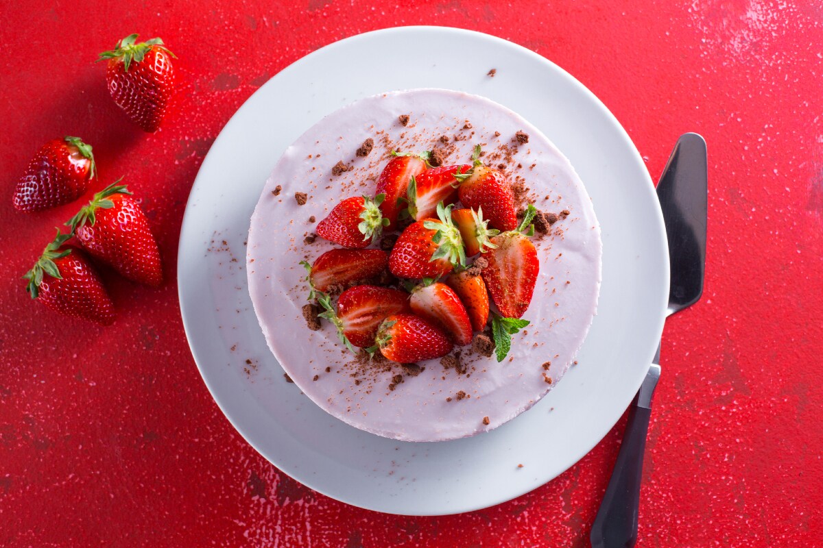 Cheesecake de morango