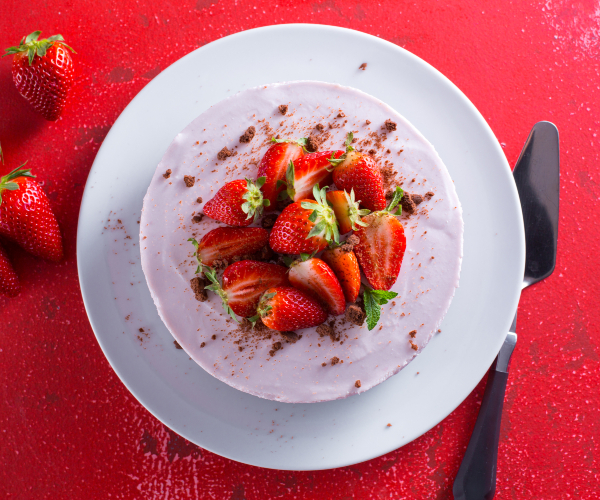 Cheesecake de morango