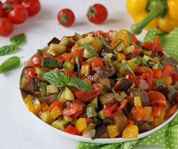 Legumes na frigideira