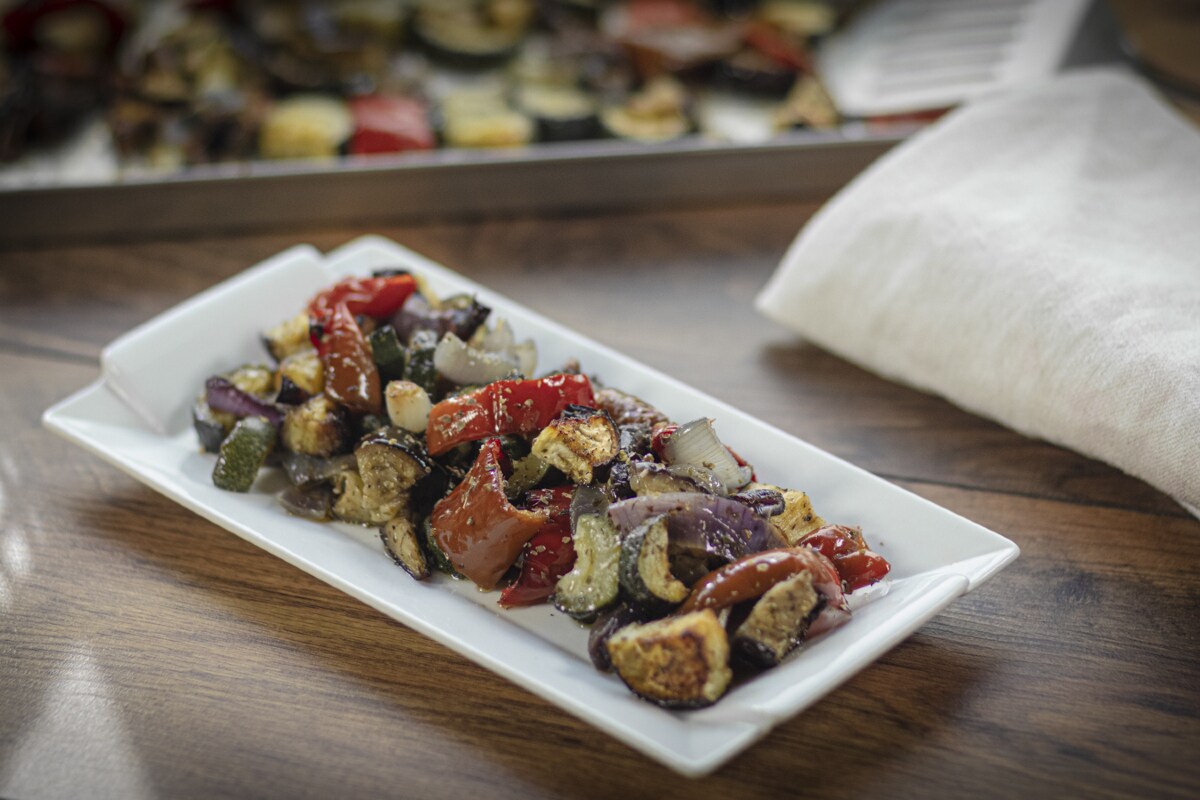 Legumes assados fáceis