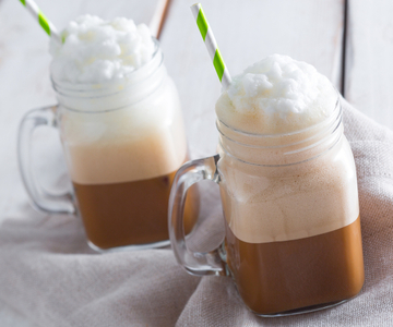 Iced ginseng com caramelo