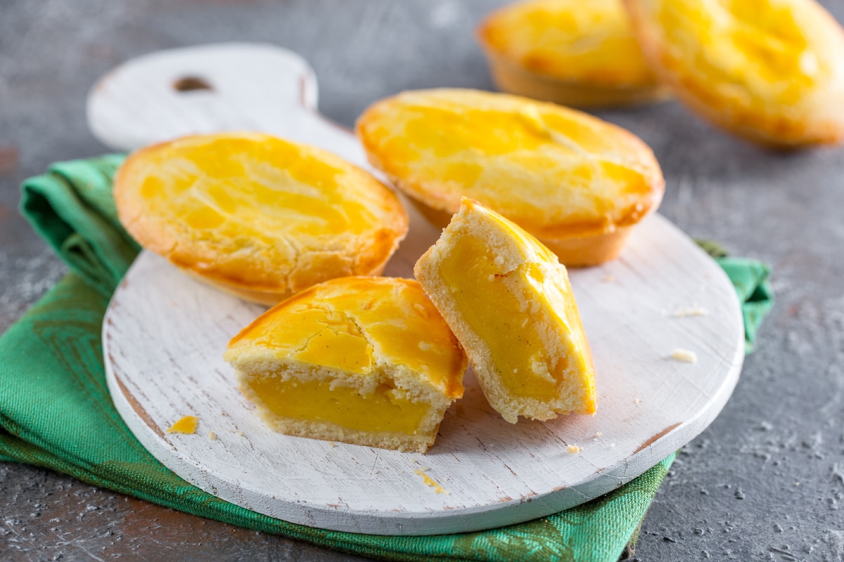 Pasticciotti com creme de arroz