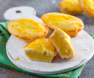 Pasticciotti com creme de arroz