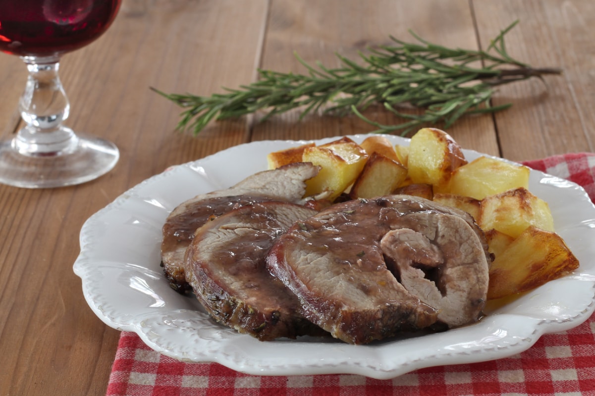 Assado de carne bovina