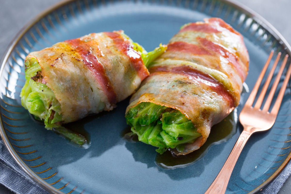 Rolinhos de repolho recheados