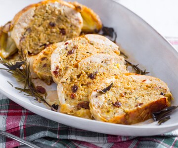 Franguinho recheado das festas