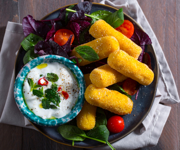 Bolinho de batata assado