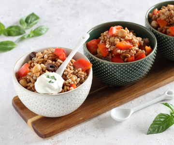 Salada de espelta fria