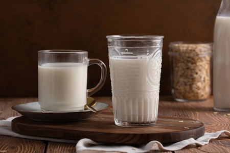 Leite de aveia caseiro