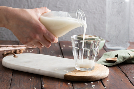 Leite de arroz caseiro