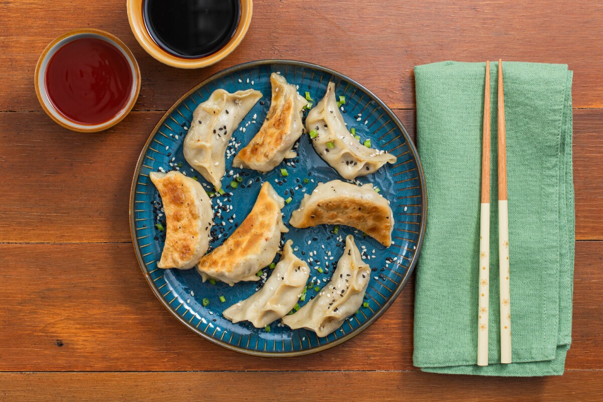 Gyoza vegetarianos