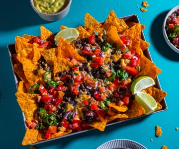 Nachos com carne