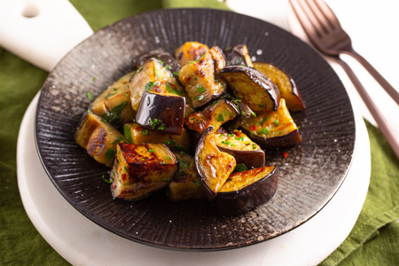 Berinjela na frigideira