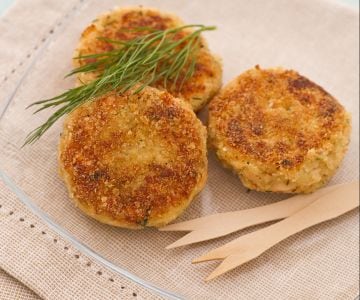 Croquetes de salmão e batata