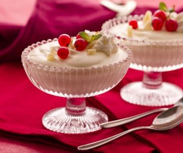 Mousse de chocolate branco