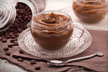 Creme de confeiteiro de café