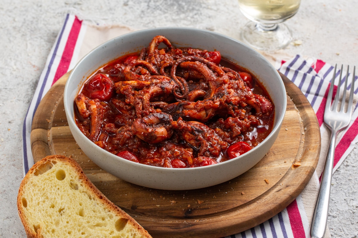 Moscardini in guazzetto