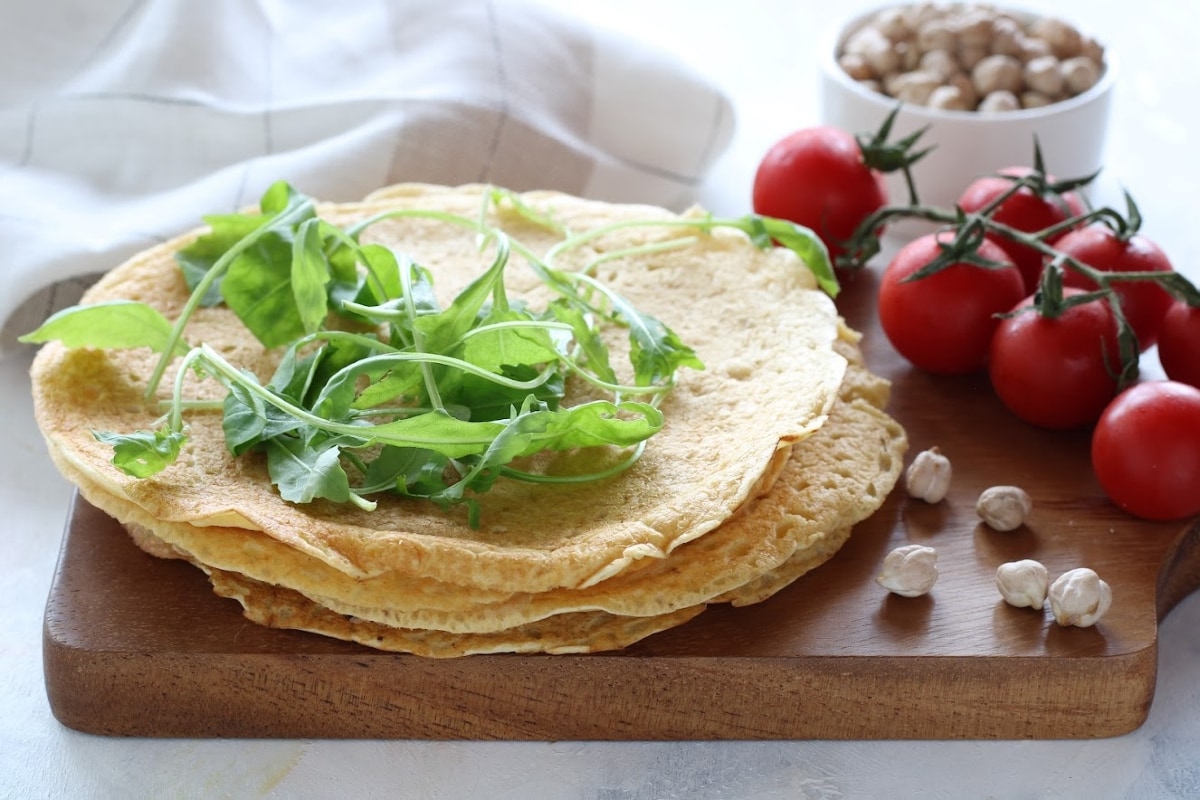 Piadina de grão-de-bico