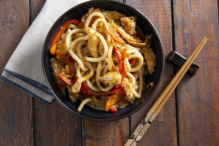 Noodles de frango picantes