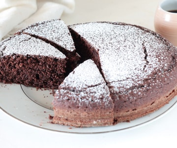 Bolo de água de cacau