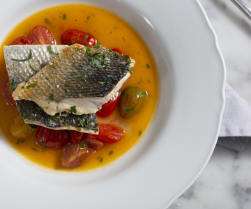 Robalo ao molho água louca