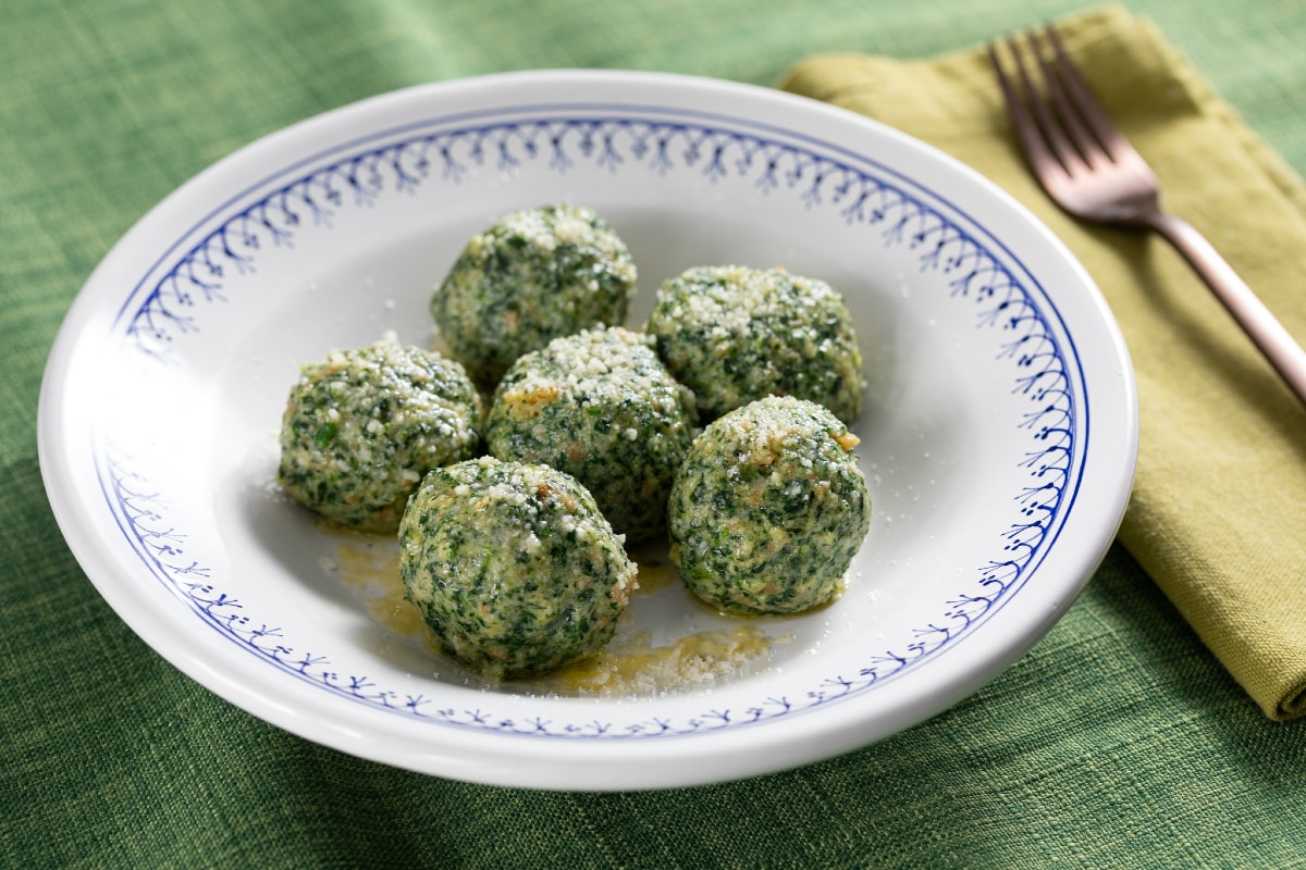 Canederli de espinafre