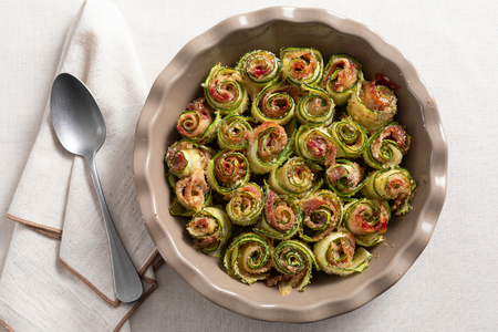 Enroladinhos de abobrinha