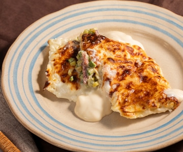 Pacotes de lasanha com abobrinha