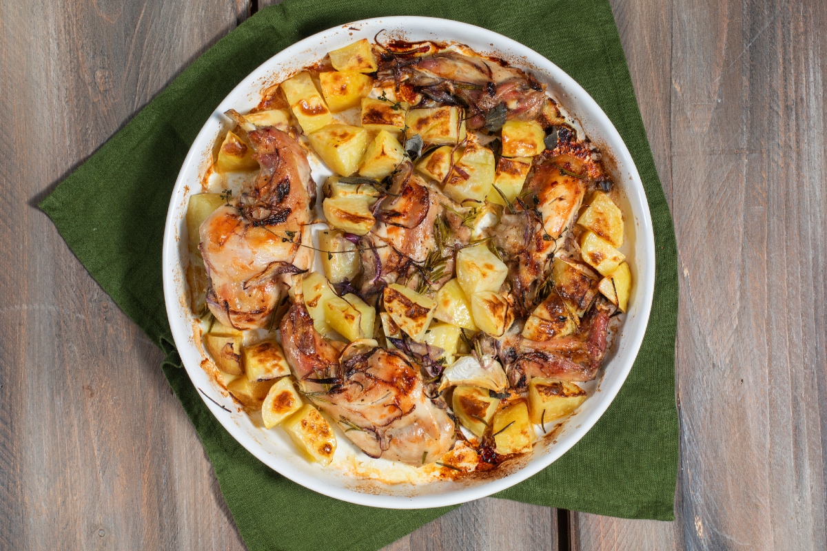 Coelho no micro-ondas