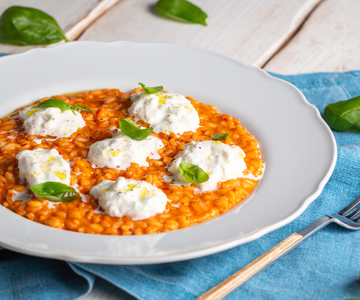 Risotto pomodorini e burrata