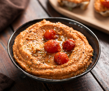 Hummus de tomatinhos