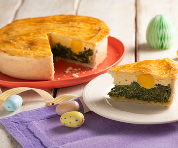 Torta pasqualina sem glúten