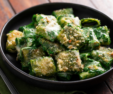 Massa com espinafre e taleggio