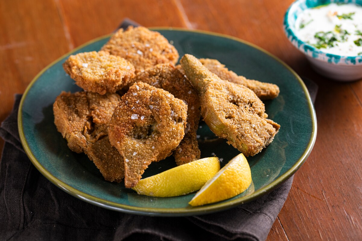 Costeletas de alcachofra