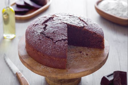 Bolo doce de beterraba