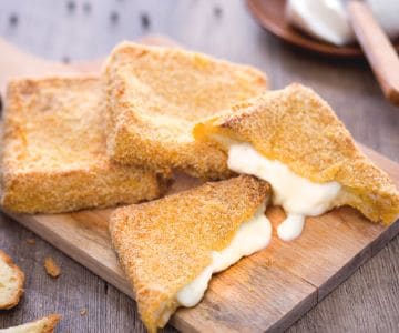 Mozzarella em carrozza de forno