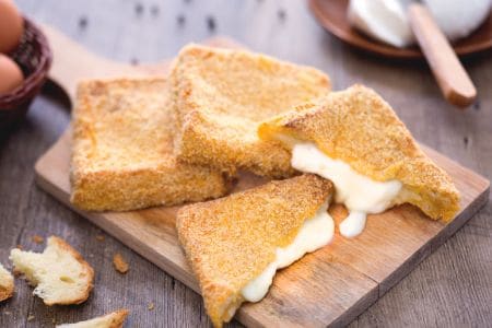 Mozzarella em carrozza de forno