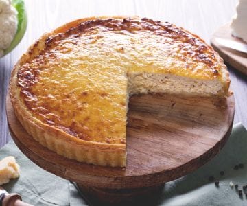 Torta de couve-flor
