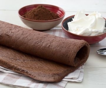 Massa de biscoito de cacau