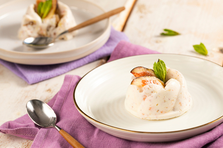 Semifreddo figos e nozes