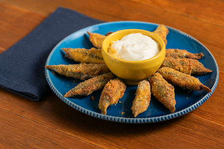 Anchoas recheadas na fritadeira a ar