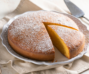 Bolo com mascarpone na massa