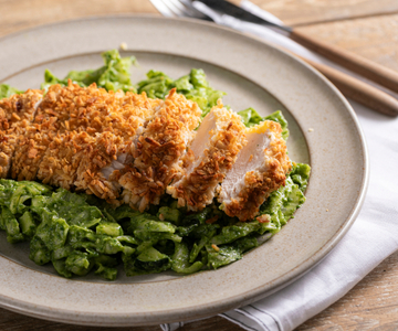 Peito de frango na fritadeira a ar