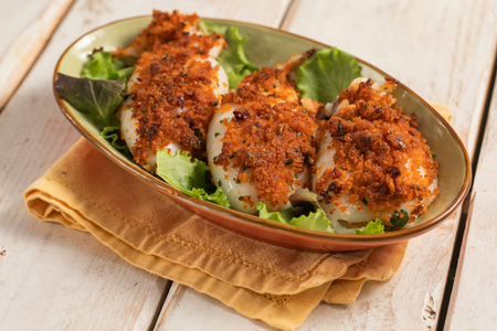 Lula na fritadeira a ar